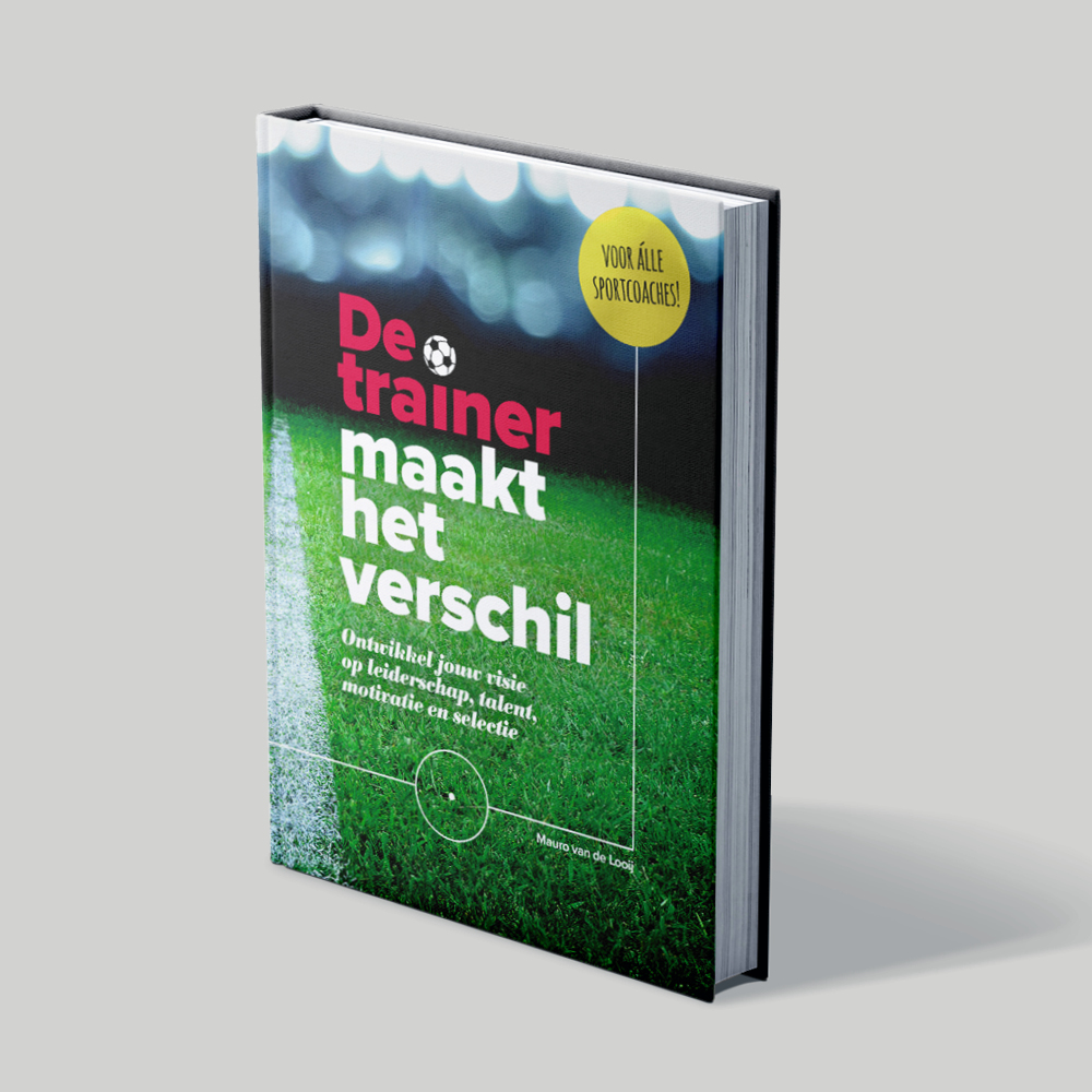 Kijk ontwerp de trainer maakt het verschil omslag